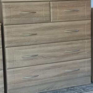 Tall Boy Grey Bardalino Split Top drawers