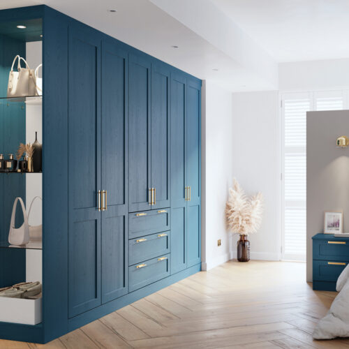 Alnwick - Parisian Blue Oak - from Swan Systems Furniture Ltd